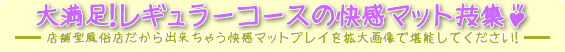 マットコース・レギュラーコースの快感マット技集♪-店舗型風俗店だから出来ちゃう快感マットプレイを拡大画像で堪能してください!